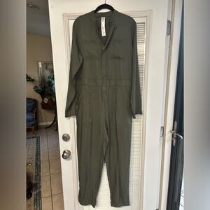 Olive Green Women's Jumpsuit